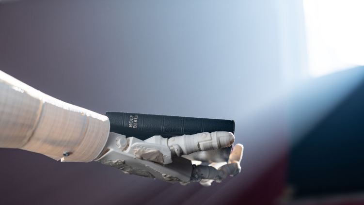 artificial intelligence, preaching, bible, sermon, pulpit, robot