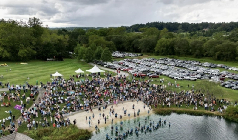 Mass baptisms break out across America. Is revival upon us? Here's the inside story