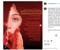 Cosmopolitan magazine promotes Satanic 'abortion ritual'