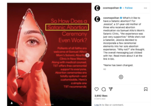 Cosmopolitan magazine promotes Satanic 'abortion ritual'