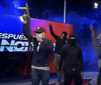 Armed narcos storm Ecuadorian TV studio amidst kidnappings and explosions