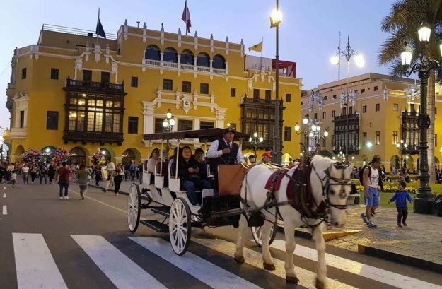 Christians take an active part in the anniversary celebrations of Lima, Peru's capital city