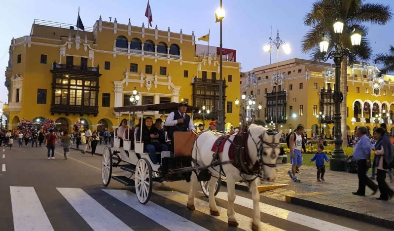 Christians take an active part in the anniversary celebrations of Lima, Peru's capital city