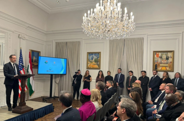 Hungarian official touts country's quest to 'implement the social teachings of the Bible'