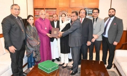 Historic Bible, replica of St Thomas’ Cross on display in Pakistan’s Supreme Court as symbols of recognition of minorities