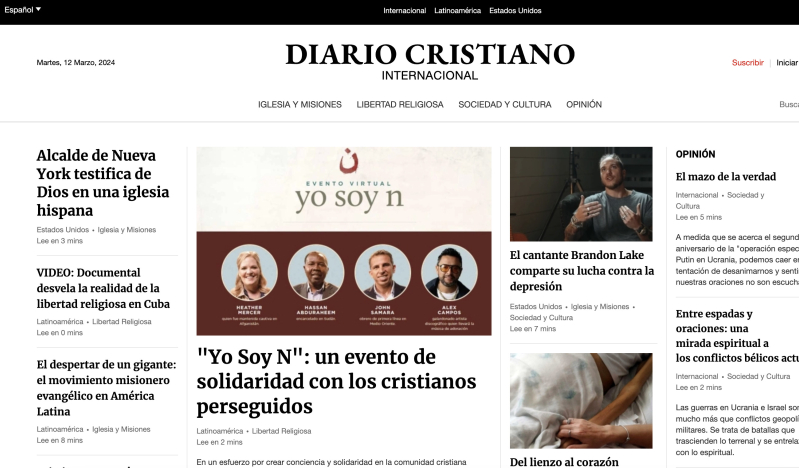 CDI launches Spanish edition ‘Diario Cristiano’ to serve Christians in Latin America and beyond