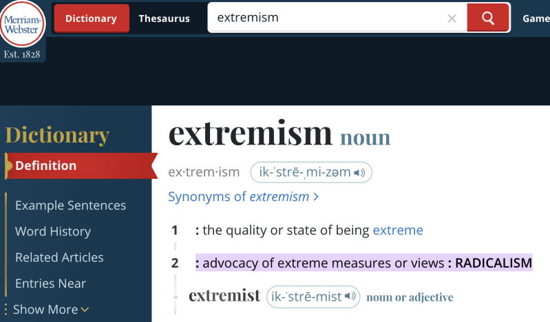 How extreme are you? Interpreting the UK's proposed extremism definition