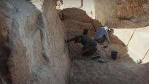 Archaelogists uncover quarry stones used in construction of road where Jesus and his disciples walked