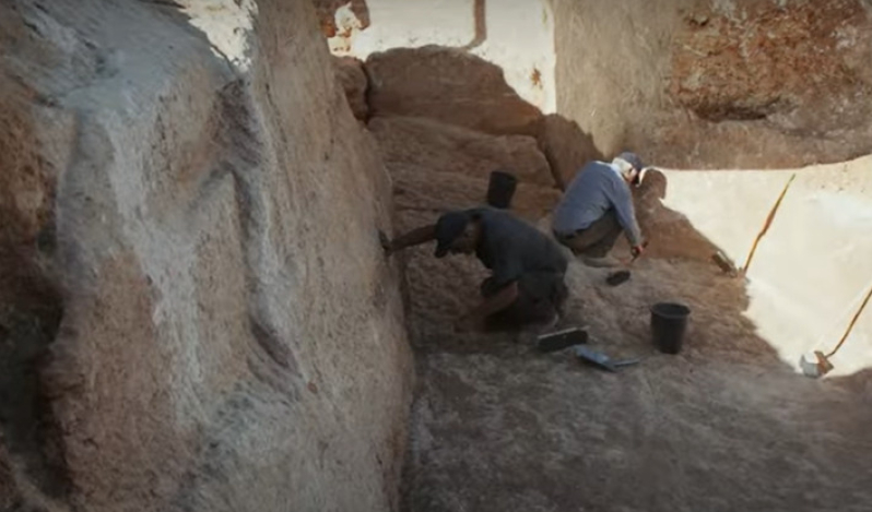 Archaelogists uncover quarry stones used in construction of road where Jesus and his disciples walked