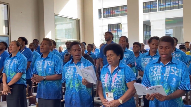 Fiji Olympic athletes’ hymns captivate Olympic Village