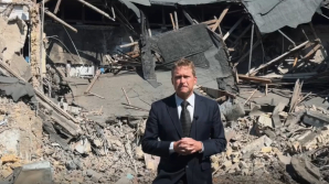 Russian missile attack destroys shared headquarters of Christian charities in Kyiv, Ukraine
