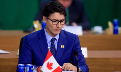 Canadian Prime Minister Justin Trudeau announces resignation