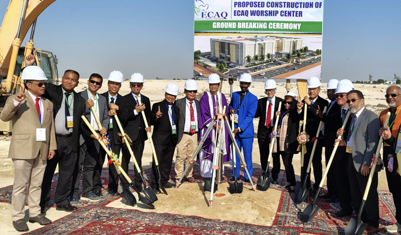 WEA & Evangelical Churches Alliance in Qatar hold groundbreaking ceremony, seek to raise funds for $50M worship center near Doha
