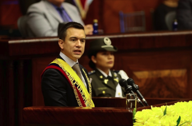 Ecuador’s President Daniel Noboa reelected amid political tensions, promises to protect family values