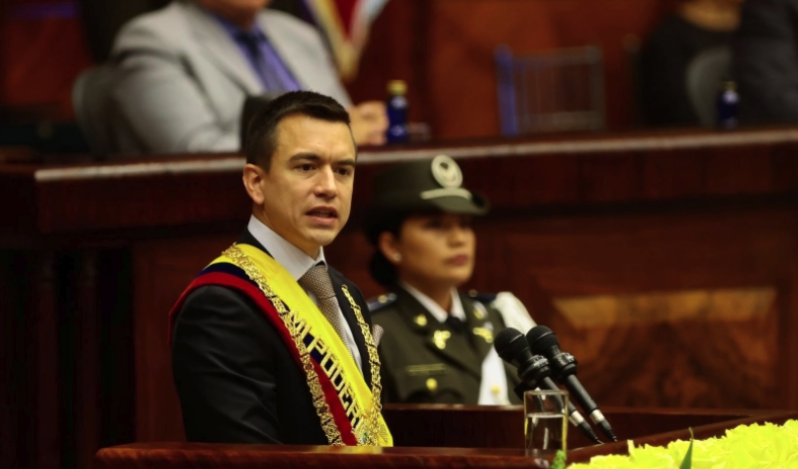 Ecuador’s President Daniel Noboa reelected amid political tensions, promises to protect family values