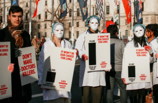 Faith groups and disability advocates rally against assisted dying bill in London