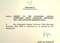 Bill to curb child marriages signed into law in Pakistan
