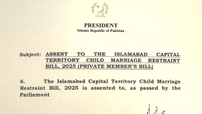 Bill to curb child marriages signed into law in Pakistan