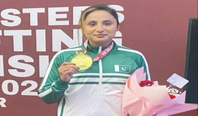 Christian athlete makes history by becoming first Pakistani woman to win gold at Asian weightlifting championship