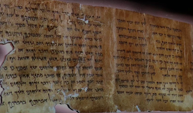 Eight newly installed Dead Sea Scrolls on display at Ronald Reagan Presidential Library in California, U.S.