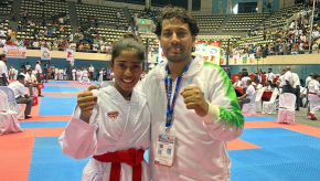 12-year-old Pakistani Christian girl wins gold at South Asian Karate Championship in Sri Lanka