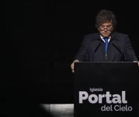Milei inaugurates Argentina's largest evangelical church with spiritually and politically charged speech
