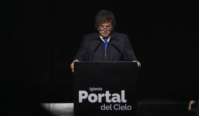 Milei inaugurates Argentina's largest evangelical church with spiritually and politically charged speech