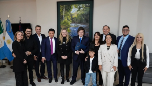 Argentinian president provided with an evangelical church platform speaks an anti-gospel message