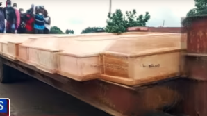 Funeral procession for 27 Christians killed in Nigeria