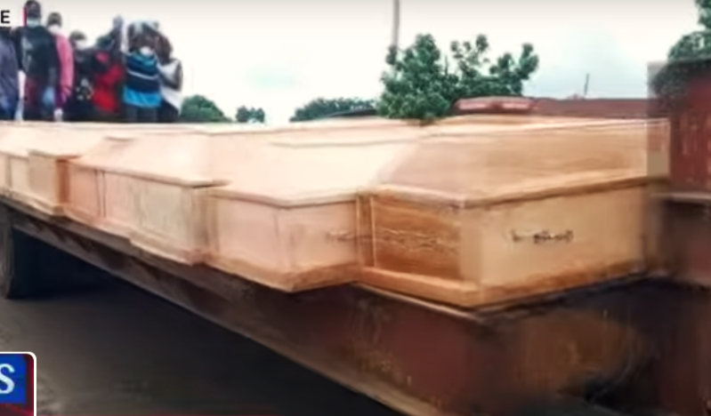 Funeral procession for 27 Christians killed in Nigeria