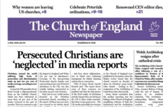 Founded in 1828, historic Church of England newspaper halts publication following owner’s passing