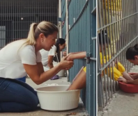 Christian women wash inmates’ feet in Brazil and share a message of love and dignity