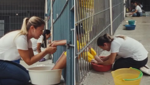 Christian women wash inmates’ feet in Brazil and share a message of love and dignity