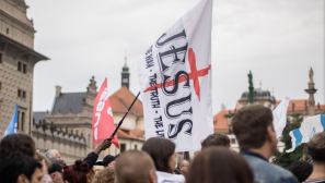 Prague March for Jesus draws crowds of hundreds with British evangelist Daniel Chand preaching the gospel