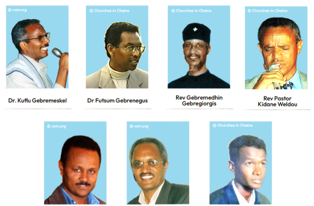 Worldwide campaign set for seven imprisoned Eritrean church leaders