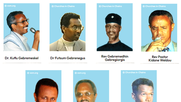Worldwide campaign set for seven imprisoned Eritrean church leaders