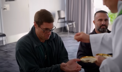 Viral video shows Australian father forgiving children’s killer inside prison, sharing prayer and communion
