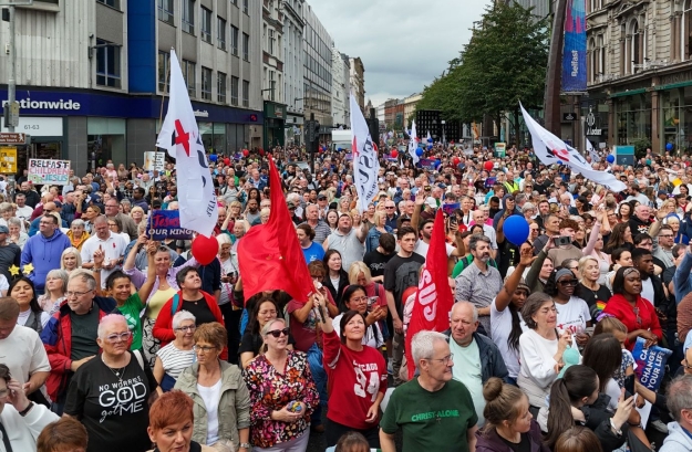 Thousands of Christians join March for Jesus in Belfast, Northern Ireland