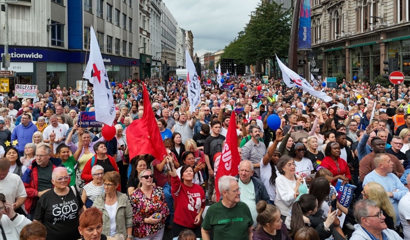 Thousands of Christians join March for Jesus in Belfast, Northern Ireland