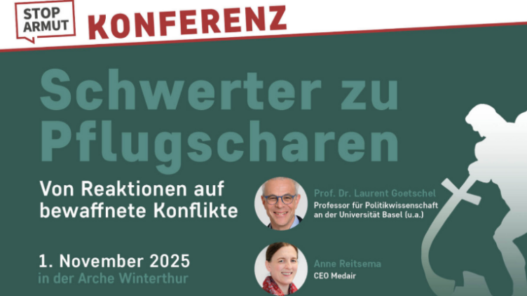 StopArmut conference in Switzerland to address conflict resolution and peacebuilding