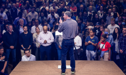 Will Graham preaches in Toronto, formerly known as 'city of churches', as one hundred respond to the gospel