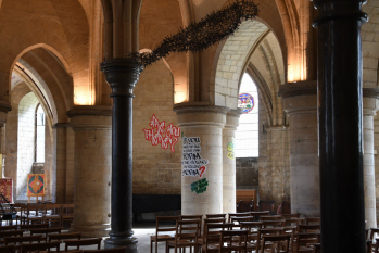 Canterbury Cathedral graffiti installation draws criticism from J.D. Vance, Elon Musk, and UK church leaders