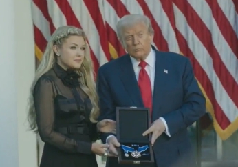 Trump awards Charlie Kirk posthumous Presidential Medal of Freedom: 'Martyr for truth and for freedom'