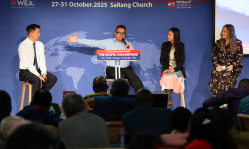 'The greatest call of our time is not productivity but presence,' panel  on mental wellness says at WEA Assembly