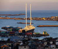 Climate scientist hails wind-powered cargo ship Neoliner Origin as sign of real-world solutions