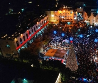 Bethlehem marks return of Christmas celebrations with packed tree lighting event