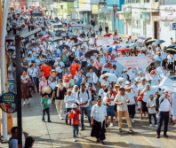 Ten thousand believers mobilize in thanksgiving march for peace in Chiapas, Mexico