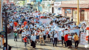 Ten thousand believers mobilize in thanksgiving march for peace in Chiapas, Mexico
