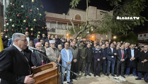 Jenin residents relight Christmas tree two days after arson; police arrest suspects