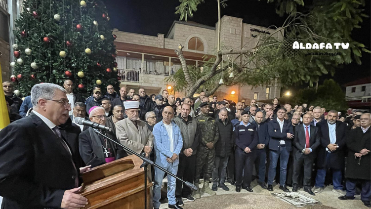 Jenin residents relight Christmas tree two days after arson; police arrest suspects